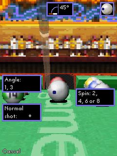 Free download java game Midnight pool 3D on your mobile phone! Image №3