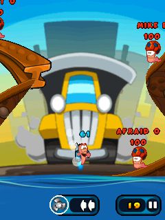 Free download java game Worms 2011 Armageddon on your mobile phone! Image №6