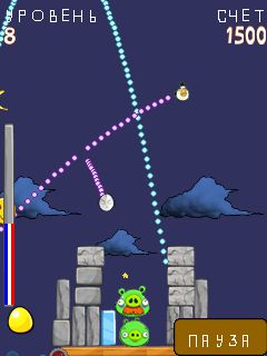 Free download java game Angry birds on your mobile phone! Image №4