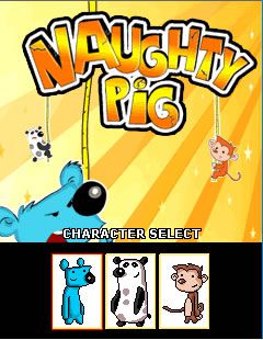Free download java game Naughty pig on your mobile phone! Image №2