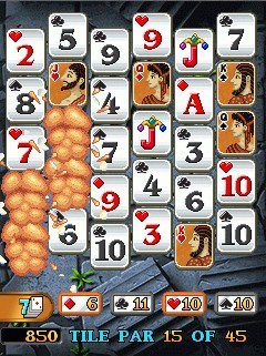 Free download java game Solitaire POP on your mobile phone! Image №3
