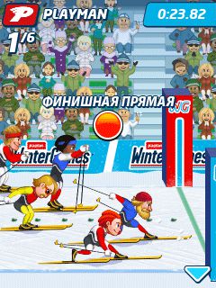 Free download java game Playman: Winter Games 2010 on your mobile phone! Image №2