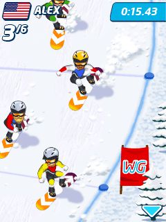 Free download java game Playman: Winter Games 2010 on your mobile phone! Image №4