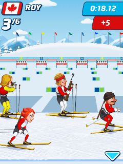 Free download java game Playman: Winter Games 2010 on your mobile phone! Image №6