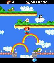 Free download java game Rainbow Islands on your mobile phone! Image №2