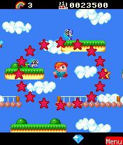 Free download java game Rainbow Islands on your mobile phone! Image №4