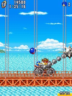 Free download java game Sonic Evolution on your mobile phone! Image №3