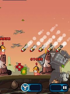 Free download java game Worms: Reloaded on your mobile phone! Image №4