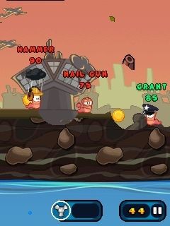 Free download java game Worms: Reloaded on your mobile phone! Image №7