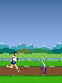 Free download java game Olympic Hurdles on your mobile phone! Image №3