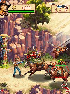 Free download java game Cowboys & Aliens on your mobile phone! Image №3