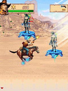 Free download java game Cowboys & Aliens on your mobile phone! Image №6