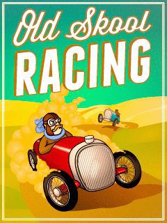 Free download java game Old School Racing on your mobile phone!