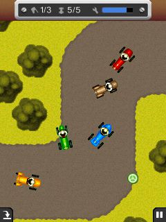 Free download java game Old School Racing on your mobile phone! Image №3
