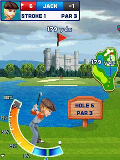 Free download java game Let's golf! on your mobile phone! Image №2