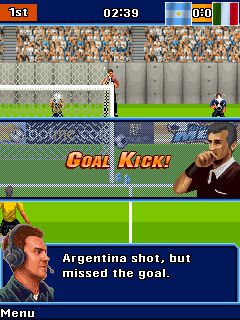 Free download java game Leo messi goal on your mobile phone! Image №3