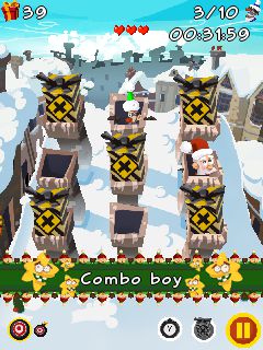 Free download java game Santa Bash on your mobile phone! Image №3