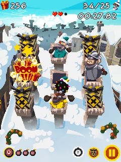Free download java game Santa Bash on your mobile phone! Image №4