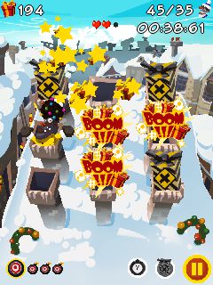 Free download java game Santa Bash on your mobile phone! Image №6