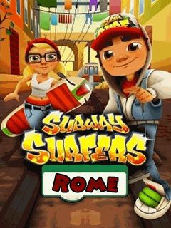 Free download java game Subway Surfers: Rome (Jungle) on your mobile phone!