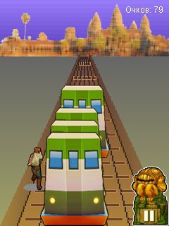 Free download java game Subway Surfers: Rome (Jungle) on your mobile phone! Image №3