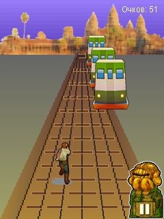 Free download java game Subway Surfers: Rome (Jungle) on your mobile phone! Image №2