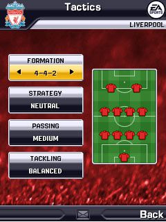Free download java game FIFA Manager 2010 on your mobile phone! Image №5