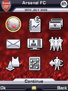 Free download java game FIFA Manager 2010 on your mobile phone! Image №4