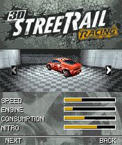 Free download java game 3D Street rail racing on your mobile phone! Image №4