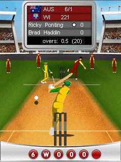 Free download java game Powerplay cricket on your mobile phone! Image №2