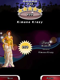 Free download java game JoJo's fashion show 3: World tour express on your mobile phone! Image №6