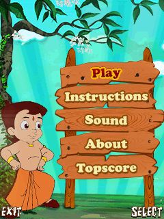 Free download java game Chhota Bheem and the throne of Bali on your mobile phone! Image №2
