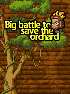 Free download java game Big battle to save the orchard on your mobile phone!