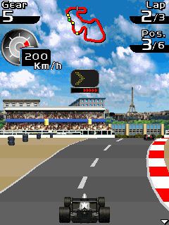 Free download java game Jenson Button: Grand prix racer on your mobile phone! Image №2
