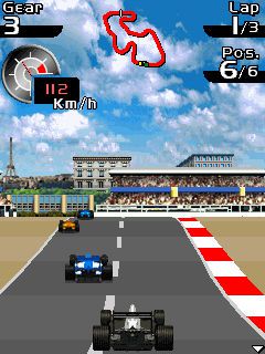 Free download java game Jenson Button: Grand prix racer on your mobile phone! Image №4