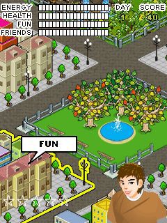 Free download java game Central park: An eco living game on your mobile phone! Image №2
