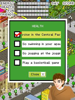 Free download java game Central park: An eco living game on your mobile phone! Image №4