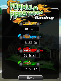 Free download java game Formula: Firestorm racing on your mobile phone! Image №6