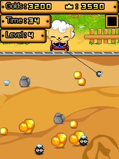 Free download java game Happy gold digger on your mobile phone! Image №2