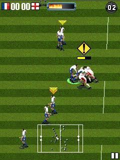 Free download java game RBS 6 Nations: Rugby 2009 on your mobile phone! Image №5