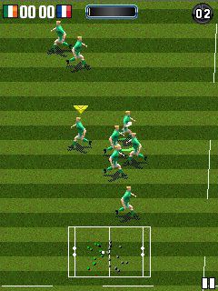 Free download java game RBS 6 Nations: Rugby 2009 on your mobile phone! Image №6
