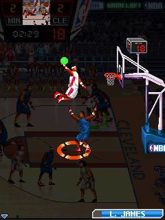 Free download java game NBA Pro basketball 2010 on your mobile phone! Image №3