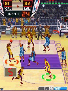 Free download java game NBA Pro basketball 2010 on your mobile phone! Image №2