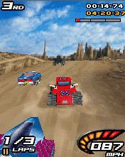 Free download java game Burning tires 3D on your mobile phone! Image №4