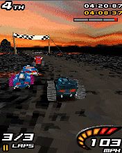 Free download java game Burning tires 3D on your mobile phone! Image №7