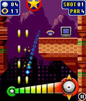 Free download java game Sonic the hedgehog: Golf on your mobile phone! Image №3