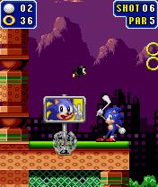 Free download java game Sonic the hedgehog: Golf on your mobile phone! Image №5