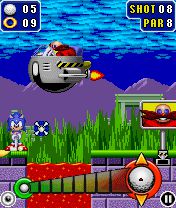 Free download java game Sonic the hedgehog: Golf on your mobile phone! Image №6