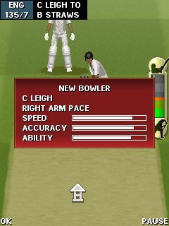 Free download java game EA Cricket 2011 on your mobile phone! Image №2
