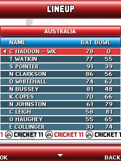 Free download java game EA Cricket 2011 on your mobile phone! Image №6